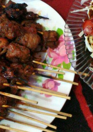Foto resep Sate kambing simple