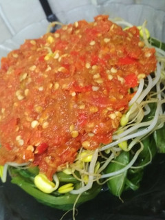 Foto resep Plecing Kangkung khas Lombok