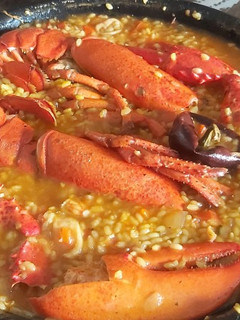 Una foto de Arroz con bogavante
