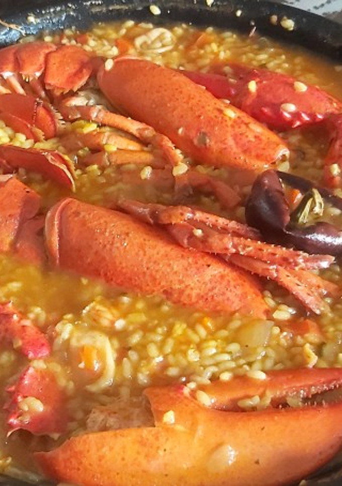 Una foto de Arroz con bogavante
