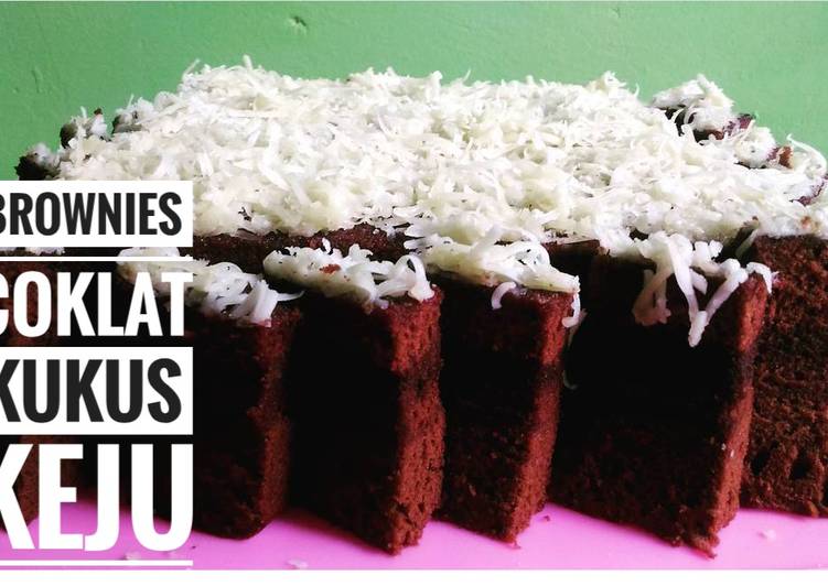 Brownies kukus coklat keju