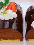 Glossy! Creamy Chocolate Mousse Cake