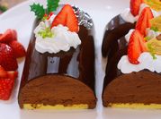 A picture of steam chocolate cake