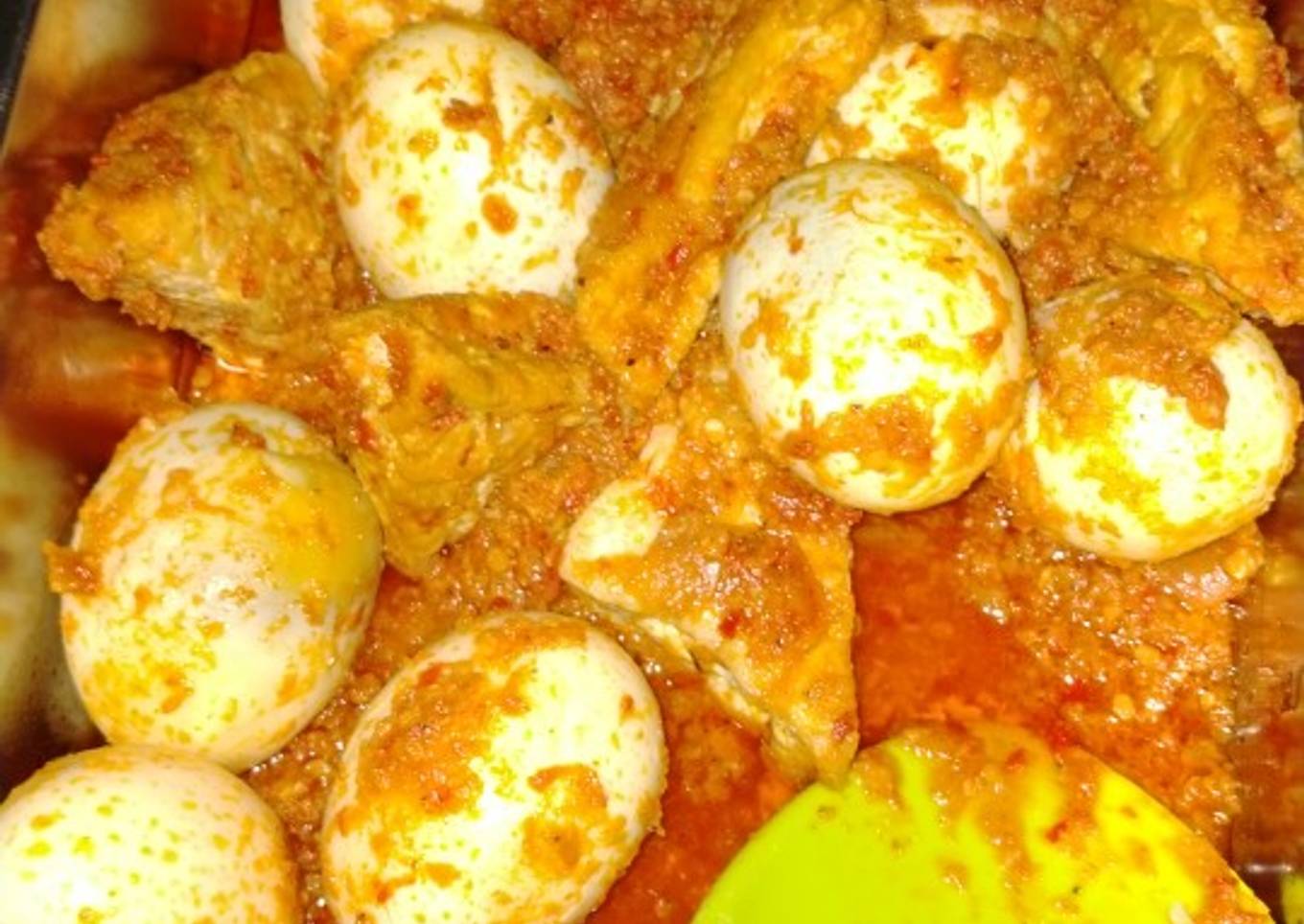 Balado telur & tahu mudah dan enak