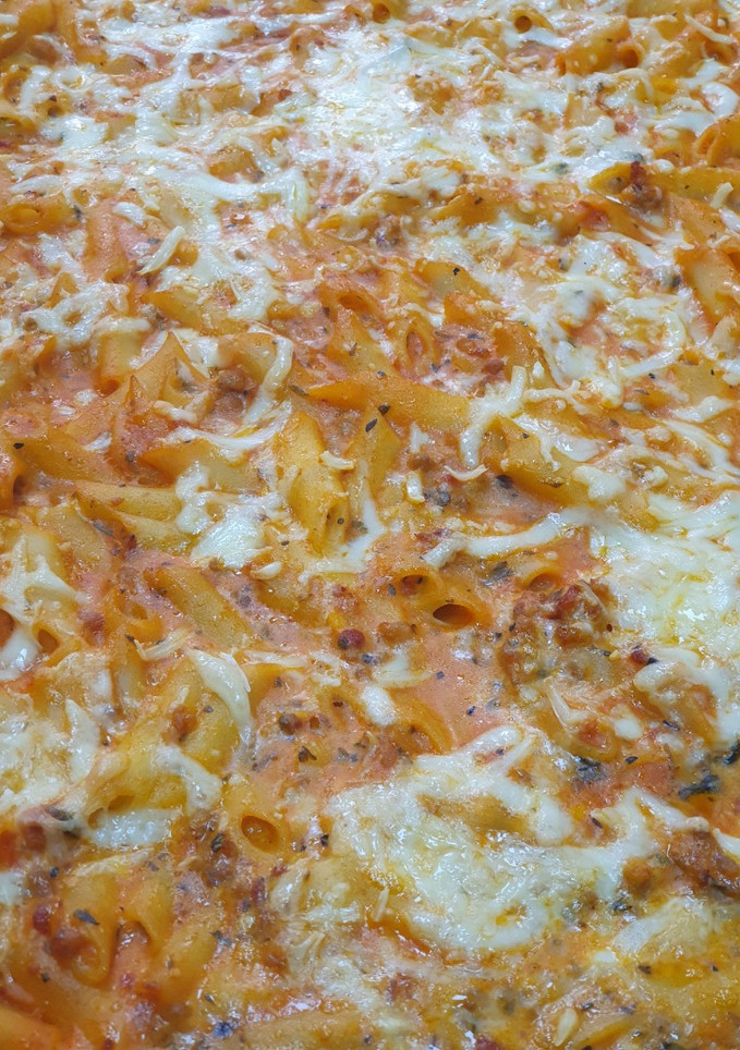 Una foto de Macarrones con carne al horno