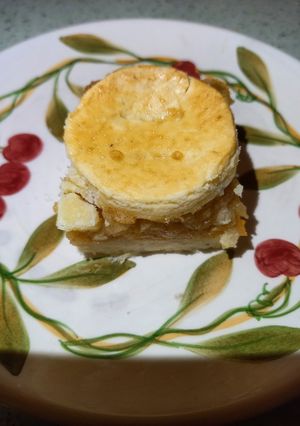 Almáspite🍏 lekvárral, pudinggal, gluténmentesen recept fotója