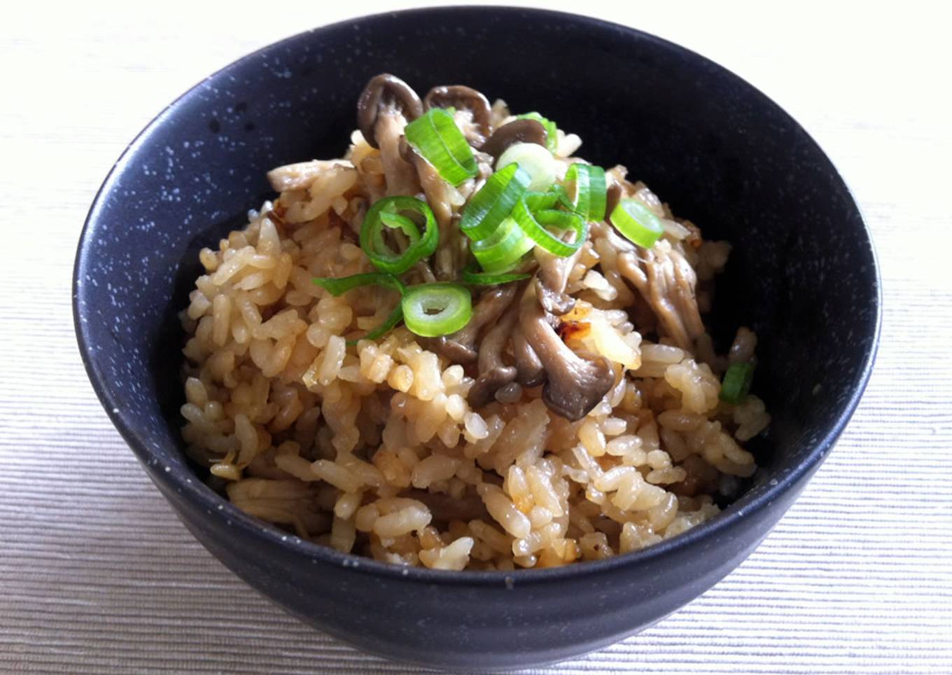 Asian Mushroom Takikomi Gohan