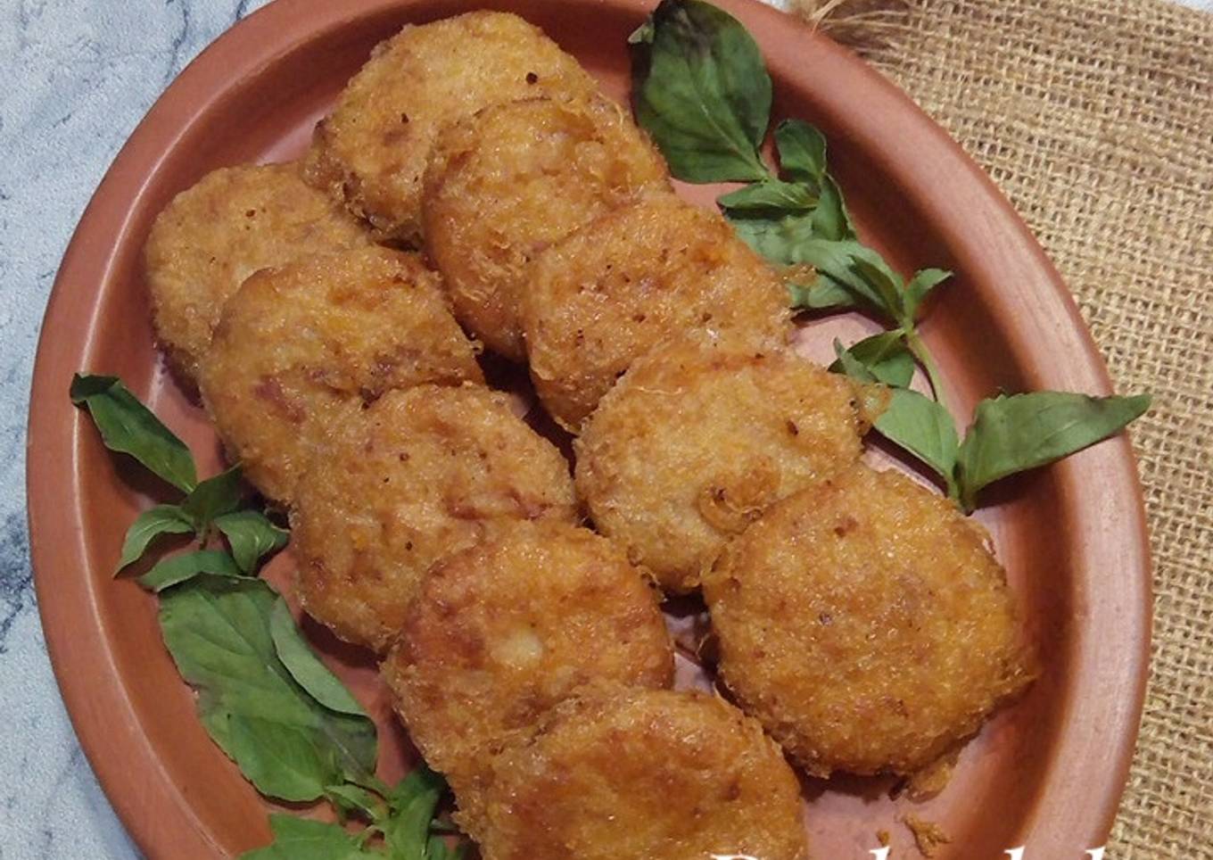 Perkedel Kentang Kornet Sapi