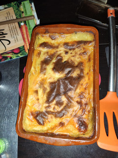 Una foto de Pastel de patata y acelga