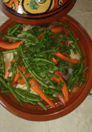 صورة لوصفة طاجين بقري 🐃 بالخضر 🥕🥔
