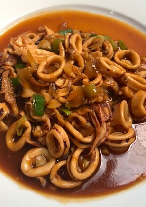 Foto resep Cumi saos padang