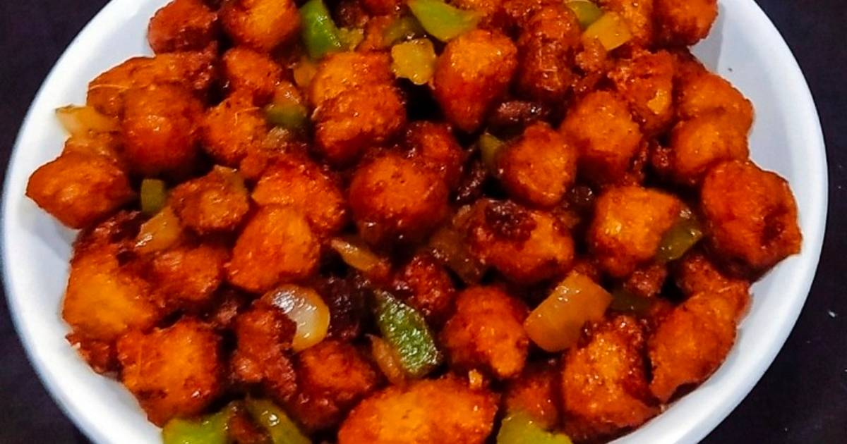 Dry Soya Manchurian Recipe by Juhi Sewani Cookpad