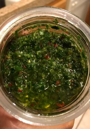 A picture of Chimichurri.