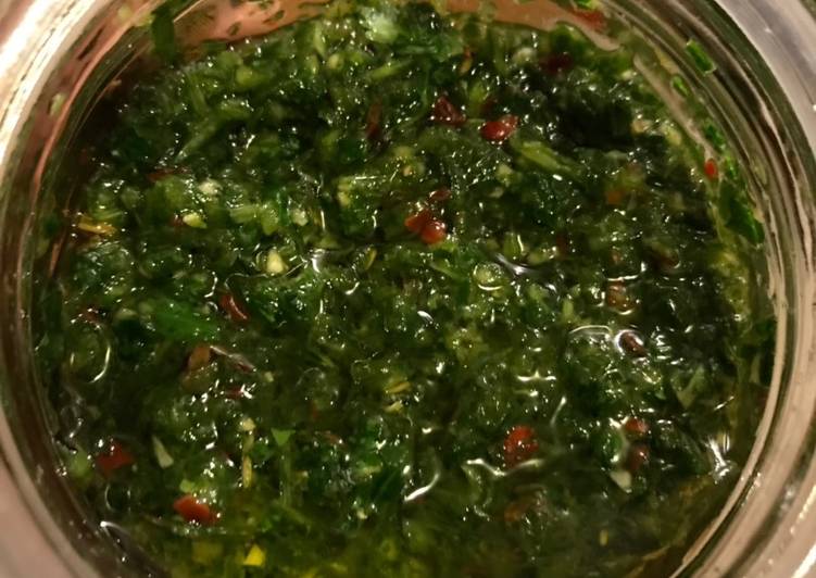 Recipe of Super Quick Homemade Chimichurri