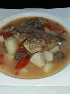 Una foto de Sopa de malanga