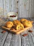 Scones de Abóbora e Noz Pecan
