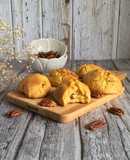 Scones de Abóbora e Noz Pecan