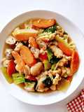 Capcay Sayur Jamur Merang