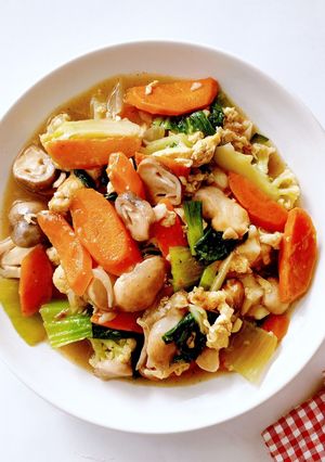 Foto resep Capcay Sayur Jamur Merang