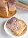 Taro Marble Chiffon Cake