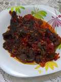 Dendeng Balado (basah)