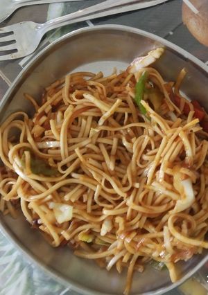 A picture of Chinesse Hakka Noodles.