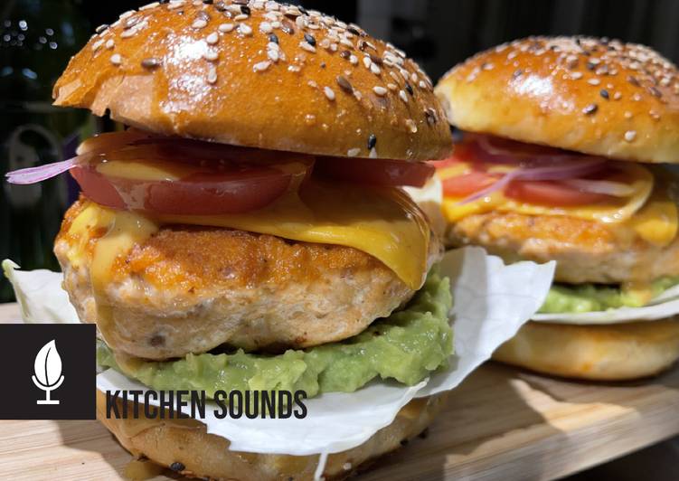 Salmon burgers π₯¬π₯ππ§π
 Salmon burgers π₯¬π₯ππ§π