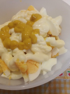 Una foto de Ensalada de atún natural con mostaza