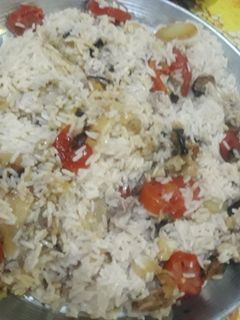 صورة لوصفة مقلوبة ارز