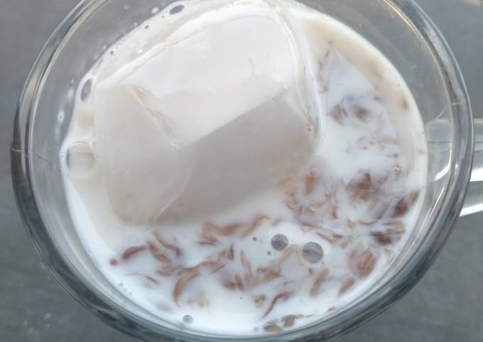 Cara Membuat Es Lumut Nutrijel Resep Es Lumut Nutrijell oleh Riris Hadi - Cookpad