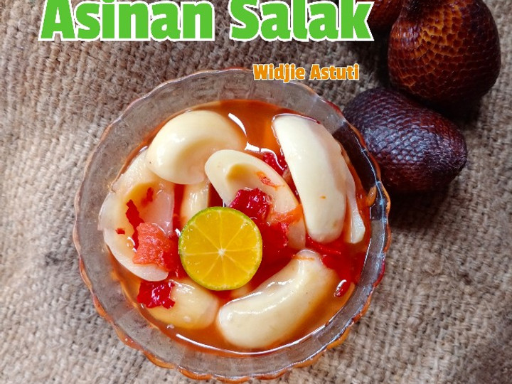 Resep Asinan Salak, Bikin Ngiler