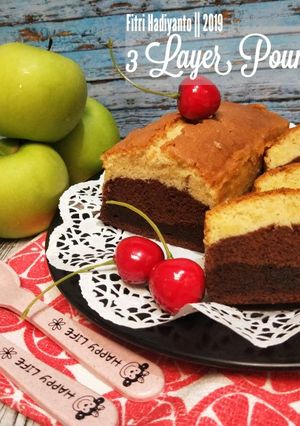 Foto resep 3 Layer Pound Cake