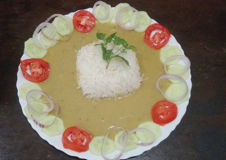 Recipe of Any-night-of-the-week Masoor ki daal with rice