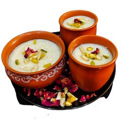 A picture of Ground Rice Phirni.