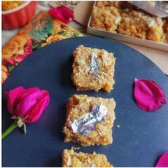 A picture of Homemade Boondi ki Barfi.