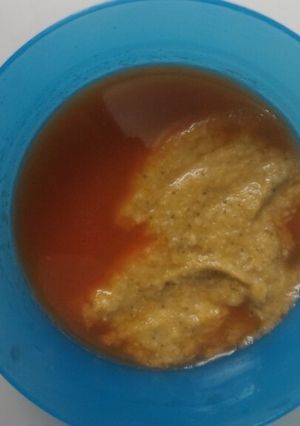 Foto resep Mpasi 7bulan menu 4 bintang oat ayam chiaseed enak bergizi