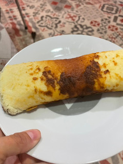 Una foto de Rollito de queso y nocilla