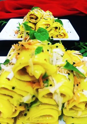 खंडवी (khandvi recipe in Hindi) रेसिपी मुख्य फोटो