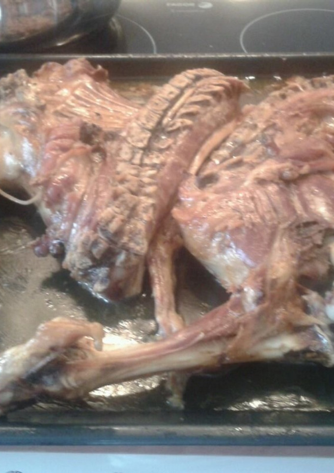 Una foto de Lechazo asado