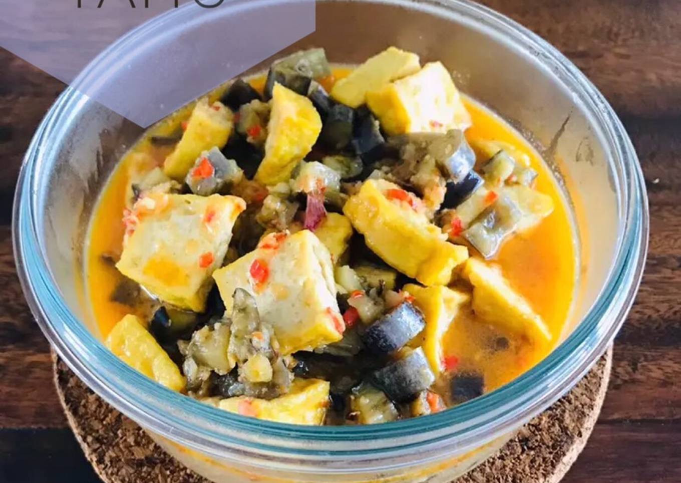 Sayur Terong Tahu