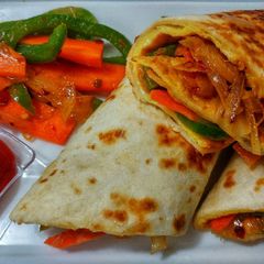 A picture of Tortilla Egg Roll.