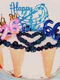 Krémtúrós mascarponés torta áfonyával🫐