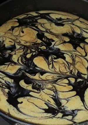 صورة لوصفة كيكة بنكهة الكاكاو