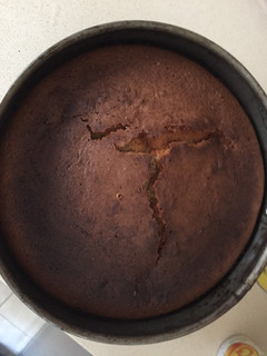 Una foto de Bizcocho con manzana