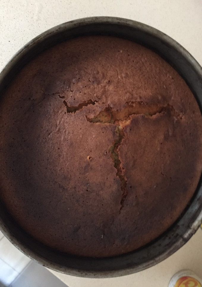 Una foto de Bizcocho con manzana