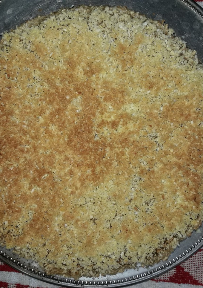 Una foto de Tarta de Coco y Dulce de Leche Diferente 😍💕