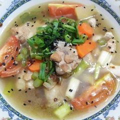 A picture of Chicken Ginger Soup.