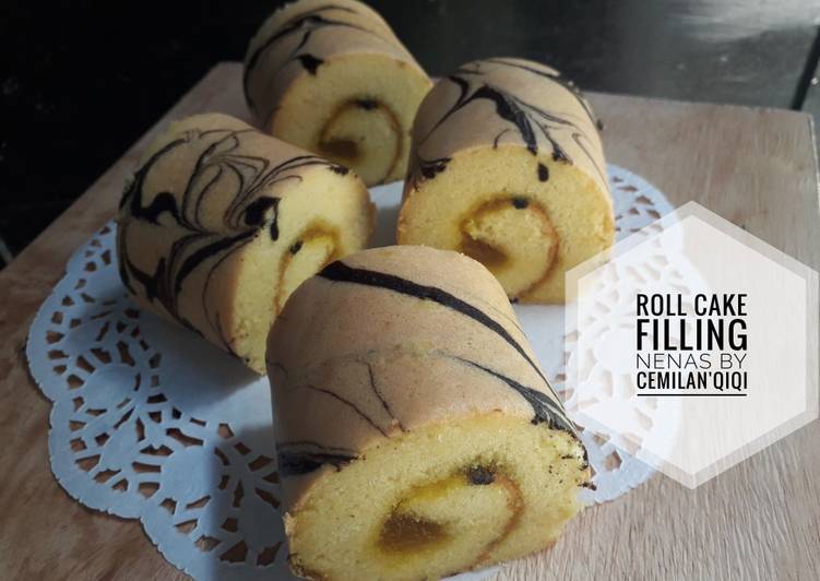 Resep Bolu Gulung filing Nenas, Bikin Ngiler