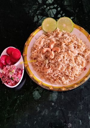 A picture of Jaggery Khichdi.