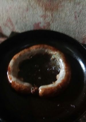 Hình của món Lòng dồi sụn nướng.